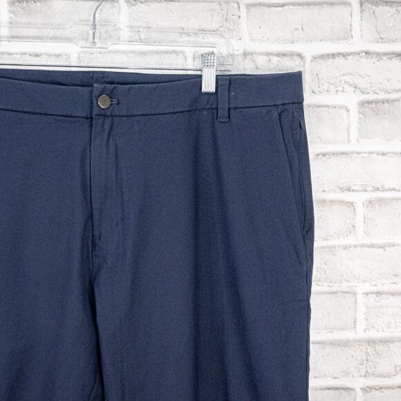 Lululemon Men's commission Classic fit Pants in navy blue size 40 - Picture 3 of 9